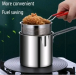 Deep frying pot Stainless steel